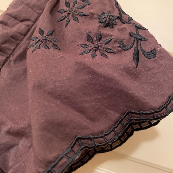 Chocolate brown flutter sleeve dress - Picture 7 of 10